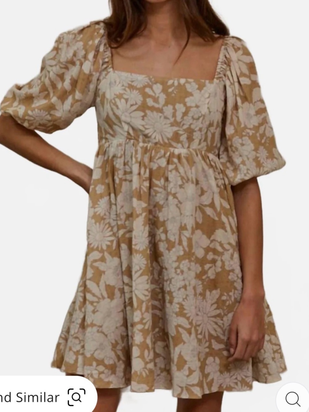 By Together Floral Dress Puff Sleeve Dress